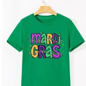 Green Mardi Gras T-Shirt